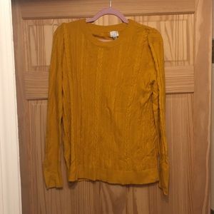 Women’s Mustard Crewneck Sweater - BRAND NEW